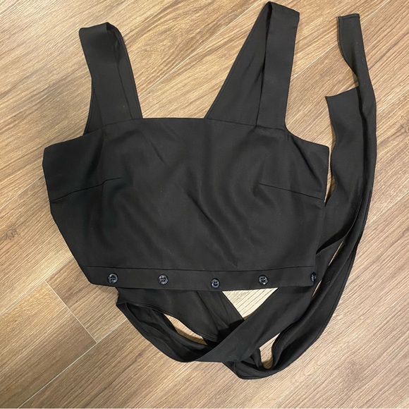 Vetta Two Piece Apron Jumpsuit - Picture 4 of 5